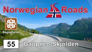 Driving Fv55 Gaupne - Skjolden | Norwegian Roads 4K UHD