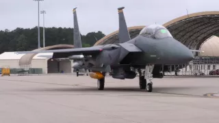 Launching F 15E Strike Eagle Fighter Jets