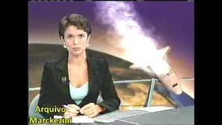 Jornal Nacional - Acidente do ônibus espacial Columbia (Globo/2003)