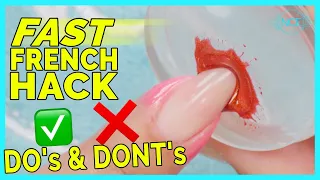 Nail Pro Tests TIKTOKs Fast French Stamper Hack - Gel & Nail Polish Do’s👍🏼& Don’ts🚫