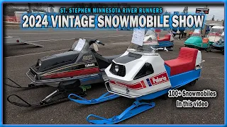 2024 VINTAGE SNOWMOBILE SHOW - St Stephen Minnesota - Vintage, Classic, Custom, Unique Snowmobiles!