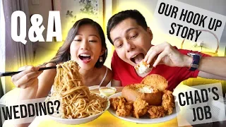 Q&A + MUKBANG: Our Hook Up Story, Our Jobs, How We Travel So Much, Getting Married