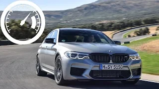 BMW M5 Competition F90 acceleration: 0-60 mph, 0-100 km/h, 0-300 km/h :: [1001cars]