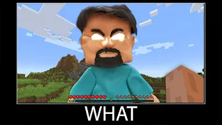 Minecraft wait what meme part 142 realistic minecraft Herobrine