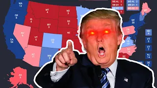 2024 Election Map Prediction Based On Current Polls [Trump vs. Biden]