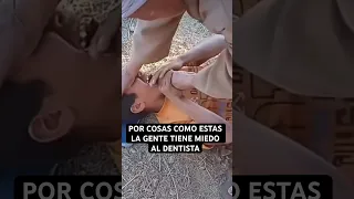 Por esto la GENTE tiene MIEDO al DENTISTA 😰Es lo que todos se imaginan