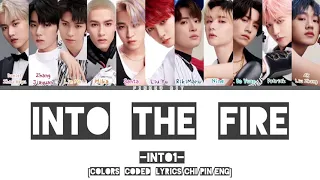 INTO1 “INTO THE FIRE” [Colors coded lyrics/Chi/Pin/Eng]