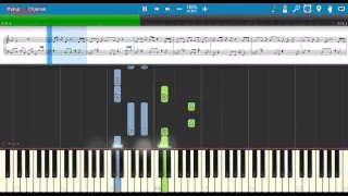 Алла Пугачева - Позови меня с собой на пианино (piano cover) [Synthesia] by 11ans11