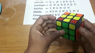 সুত্রে সুত্রে রবিক্স কিউব সমাধান | How to solve Rubik's Cube 3x3 || Algorithm || Beginners Method