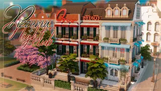 Пиццерия 🍕 Ночной клуб 🍻| Симс 4: Строительство | Pizzeria & Night Club | The Sims 4: Speed Build