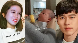 HYUN BIN ENJOYED HIS TIME WITH FRIENDS AFTER A SWEET MOMENT OF BABY ALKONG !!