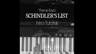 Schindler’s List - Main Theme (Intro Tutorial)