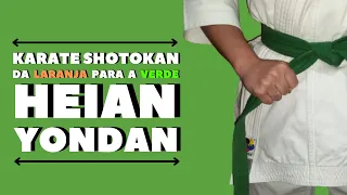 Da Laranja para a VERDE - Heian Yondan - Karate Shotokan