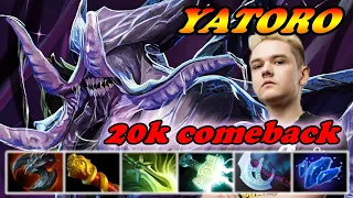 Yatoro Faceless Void carry next level Chrono 20k comeback | Immortal Best Ranked Gameplay