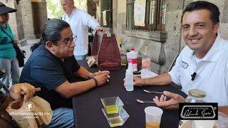 Cata de miel en Guadalajara con Don Raúl Bravo empresario Apicultor