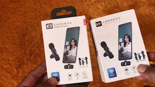 Original K9 wireless mic and copy k9 mic review