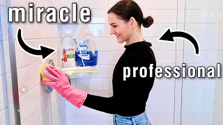 Here's how to *REALLY* use the Miracle Shower Cleaner! (Dollar Tree Hack)
