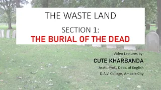 THE WASTE LAND | SECTION 1 | The Burial of the Dead | T.S. ELIOT  LINE BY LINE EXPLANATION