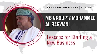 MB Group's Mohammed Al Barwani: Lessons for Starting a New Business