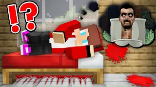 JJ Had a Scary NIGHTMARE of SKIBIDI TOILET in Minecraft Challenge Maizen JJ and Mikey in DREAM