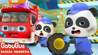 Kendaraan Rekayasa Terluka | Lagu Kendaraan Anak | Lagu Anak-anak | BabyBus Bahasa Indonesia