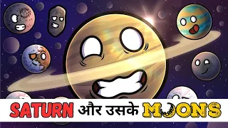 Saturn Aur Uske Moons | Saturn And It's Moons