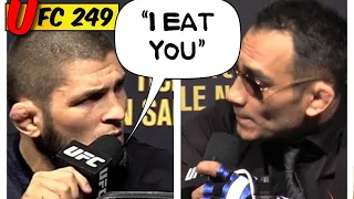 Khabib Nurmagomedov Tells Tony Ferguson, "I Can Eat You in Street Fight"