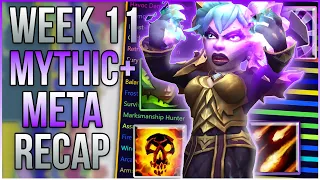 MDI IS LIVE! | Mythic+ Week 11 Meta Recap | Popularity & Performance of Specs in M+