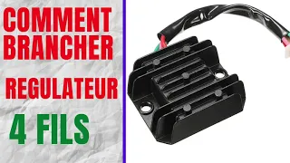 🔧  COMMENT BRANCHER REGULATEUR DE TENSION 4 FILS 🔵