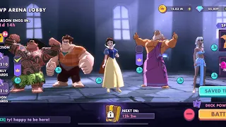 Disney DSA | Taking down Princess team in PVP with Ralph Maui Zeus Kida and Snow White