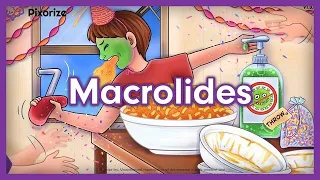 Macrolides Pharmacology Mnemonic Review for NCLEX | Antibiotics, Mechanism of Action, Side Effects