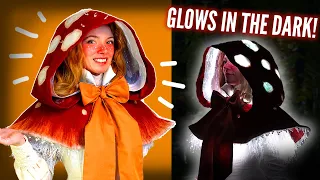 Epic DIY light-up mushroom fairy cape tutorial 🍄✨