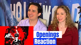 Persona 5 All Openings Reaction