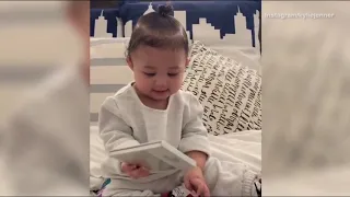 Kylie Jenner tries to teach Stormi to say 'Kylie Cosmetics'