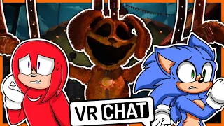 Movie Sonic and Movie Knuckles Meet DogDay In VRCHAT!!