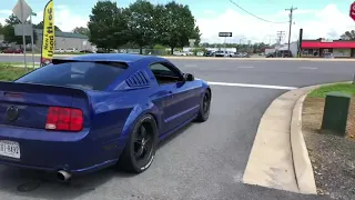 VOLUME UP! 2.5" straight pipe! My buddy’s 2005 Mustang GT TAKE OFF!