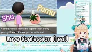 Pomu screams when her Mii confesses her love to Shu【NIJISANJI EN】