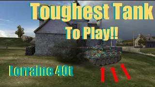 Wot Blitz Best Replays Lorraine 40t - Hardest tank in the game to play