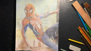 Spider-Man Ps4 Background- Drawing
