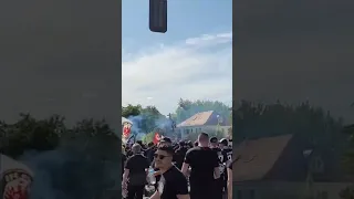 Fanmarsch Eintracht-Fans vor DFB-Pokalfinale 2023 RB Leipzig vs. Eintracht Frankfurt (2:0)