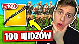 100 OSÓB gra TYLKO COMBATEM w Fortnite