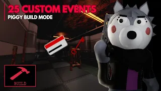 🎈 25 CUSTOM EVENTS [Compilation] in PIGGY: BUILD MODE! - Roblox