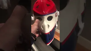 Vintage goalie mask