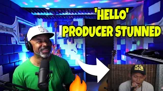 😲 Producer REACTS to Roland 'Bunot' Abante's Rendition of 'Hello'! 🎵