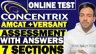 Concentrix AMCAT /VERSANT Assessment Test / Technical Support Assessment / VOICE VERSANT TEST