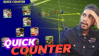 1st time TRYING QC(quick Counter) in eFootball Mobile | Got Surprised🔥