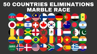 50 Countries Marble Race League Season 1 Day 4 | Marble Race in Algodoo