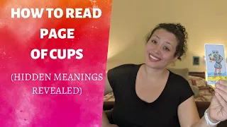 PAGE OF CUPS TAROT CARD MEANING & symbolism (Includes reversed meanings & astrology)