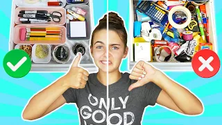 Messy Junk Drawer Organization Hacks  | Makeover My Mess