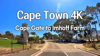 [4K 60fps] Cape Town driving, From Cape Gate to Imhoff Farm (Kommetjie)